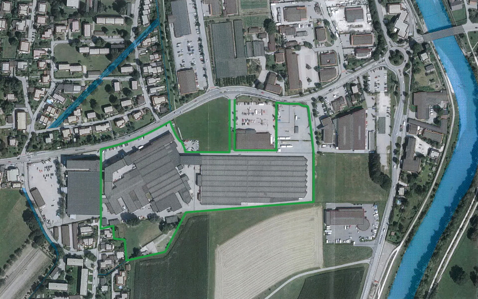 Lageplan Gewerbepark Grassau